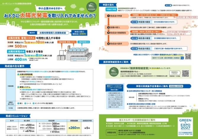 【締切11/28】太陽光発電導入支援助成金～カーボンニュートラル設備投資助成事業～